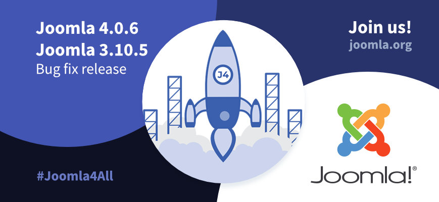 Joomla 4.0.6 ve Joomla 3.10.5 yayınlandı