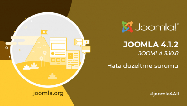 Joomla 4.1.2 ve 3.10.8 hata düzeltme sürümü