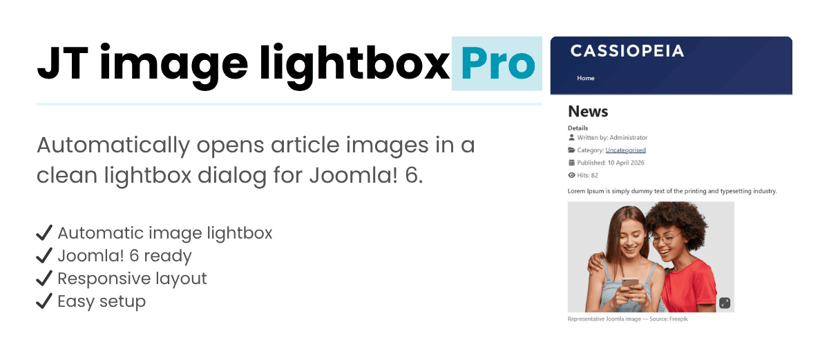 JT Image Lightbox PRO